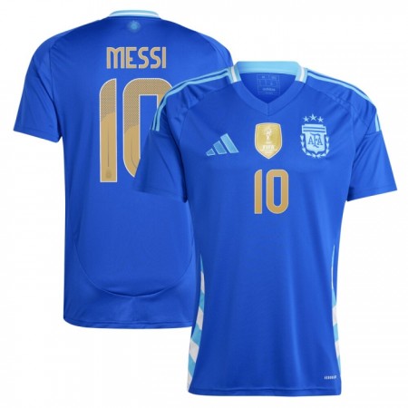 Virallinen pelipaita Argentiina Messi 10 Vieras 2024 Lyhythihainen - Miesten Virallinen pelipaita Argentiina Messi 10 Vieras 2024 Lyhythihainen - Miesten